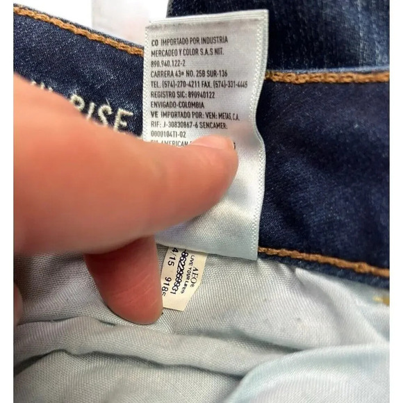 American Eagle Outfitters Hi-Rise Jegging Size 2 Short Cotton Stretch Women’s - Picture 7 of 7